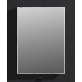 白石紋單門不銹鋼鏡櫃500x700mm(F5070WS)